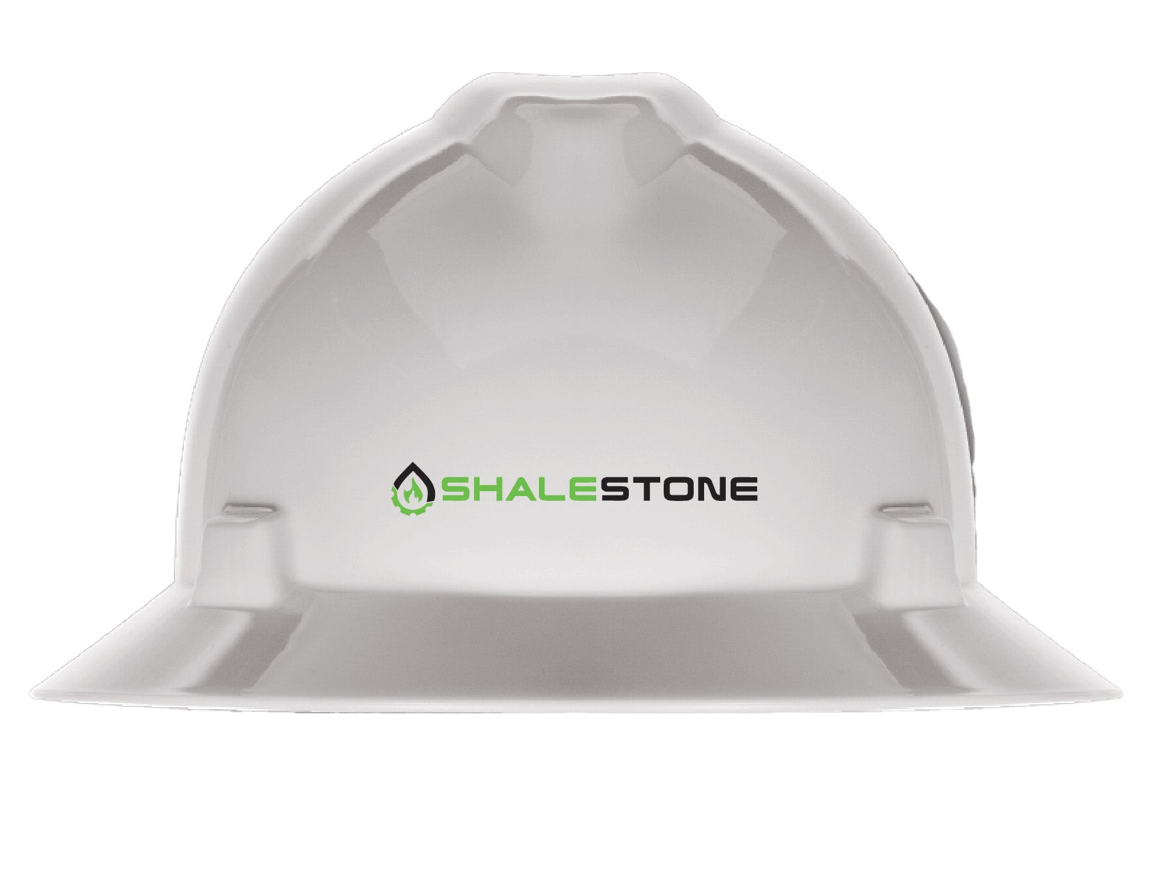 MSA - V-Gard Hard Hat - White - With ShaleStone Logo