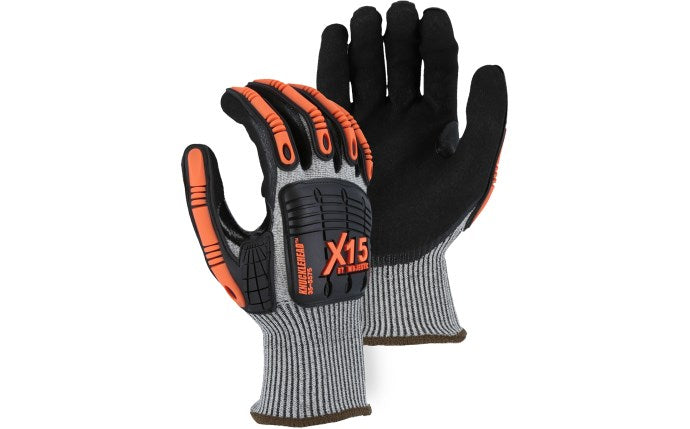 MAJESTIC - X-15 Palm Coated Impact Glove